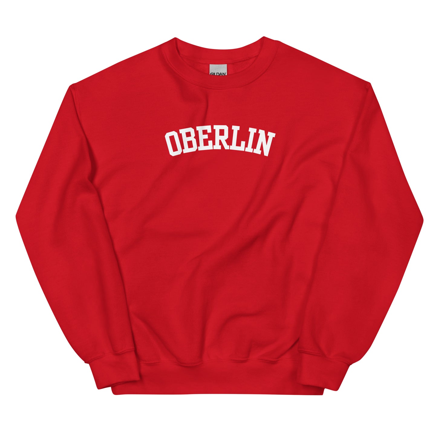 Oberlin Ohio Block Solo Crewneck Unisex Sweatshirt