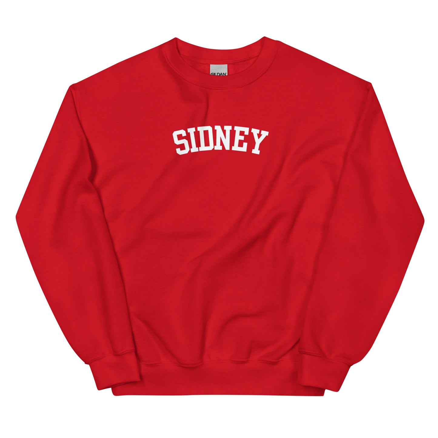 Sidney Ohio Block Solo Crewneck Unisex Sweatshirt