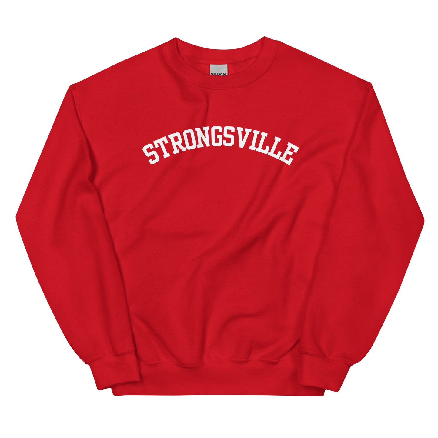 Strongsville Ohio Block Solo Crewneck Unisex Sweatshirt