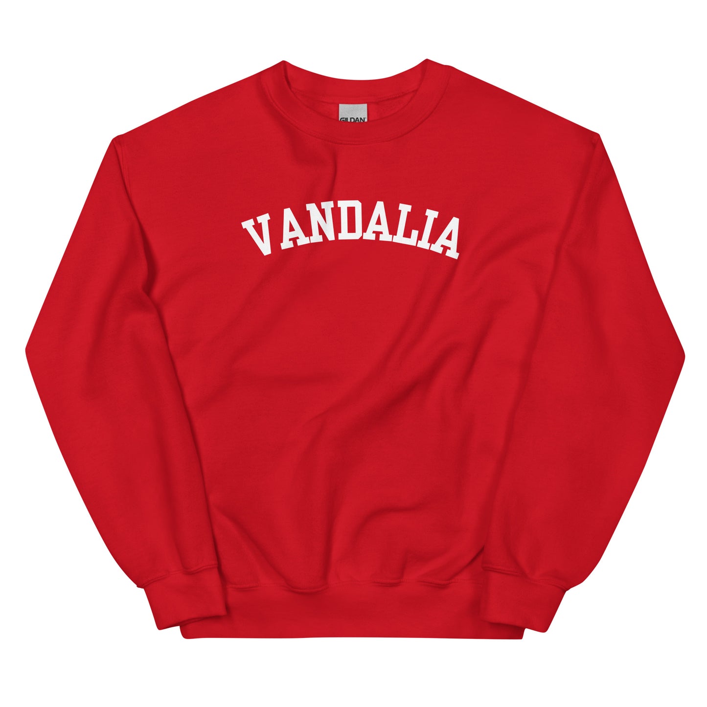 Vandalia Ohio Block Solo Crewneck Unisex Sweatshirt