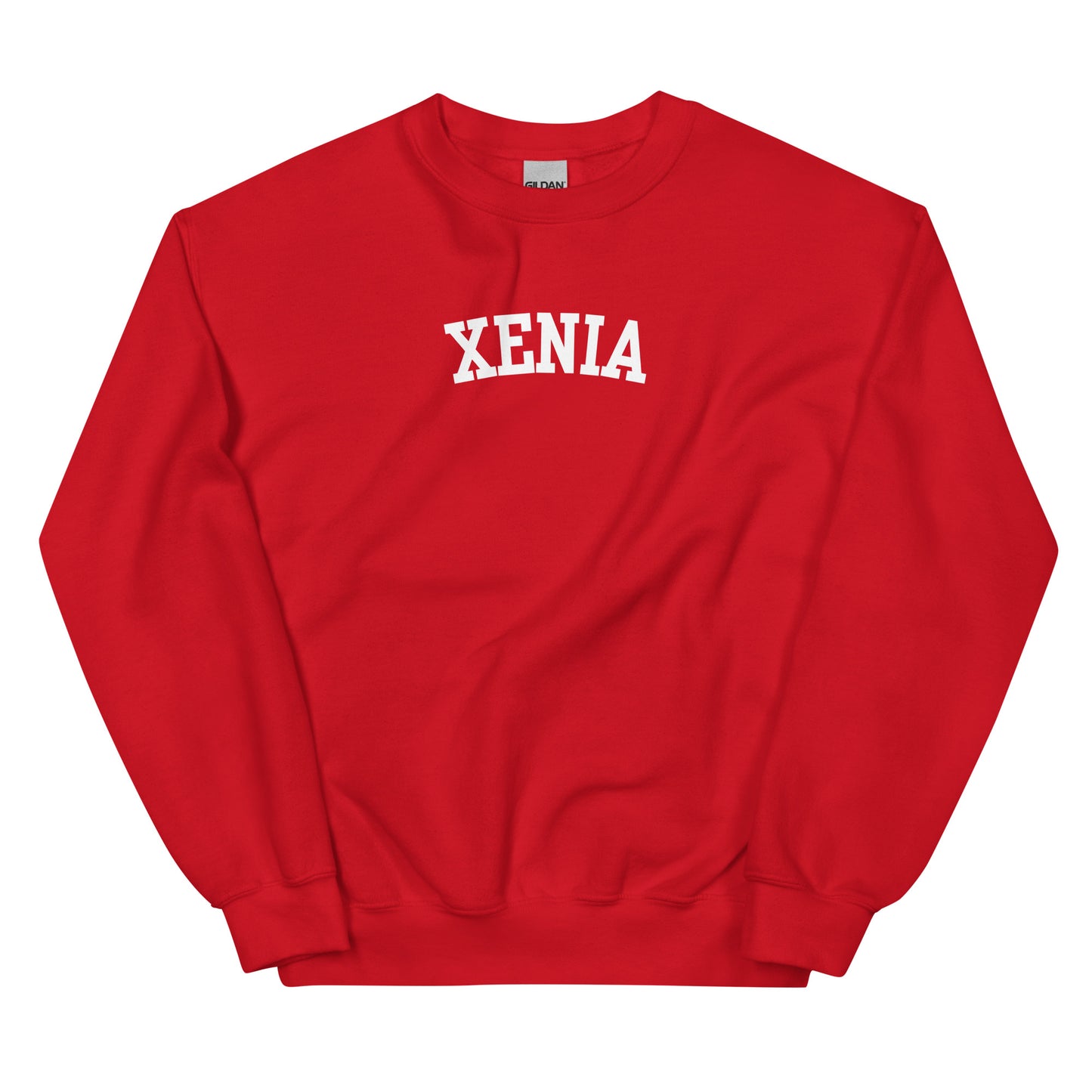 Xenia Ohio Block Solo Crewneck Unisex Sweatshirt