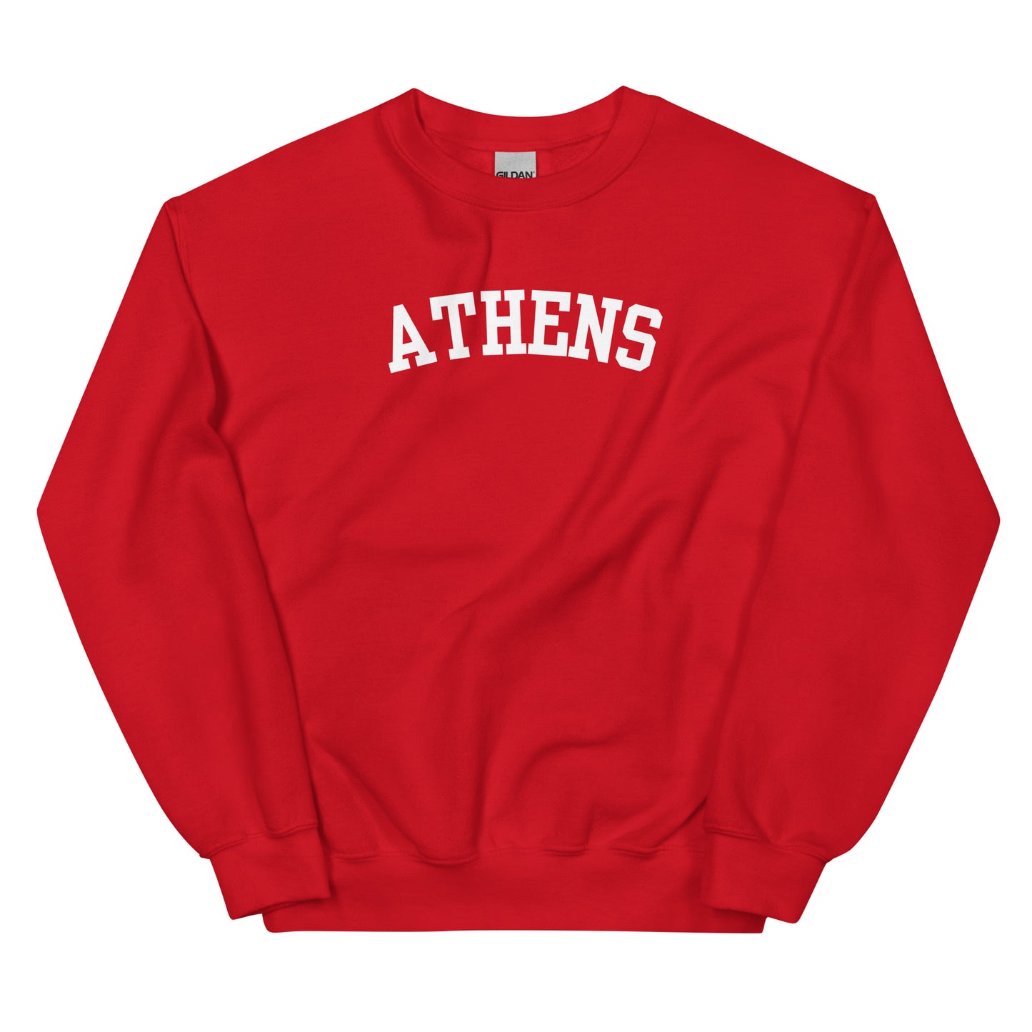 Athens Ohio Block Solo Crewneck Unisex Sweatshirt