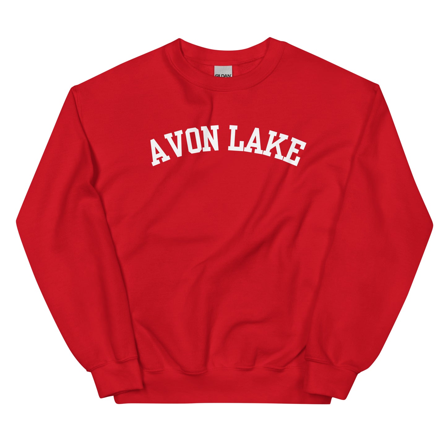 Avon Lake Ohio Block Solo Crewneck Unisex Sweatshirt