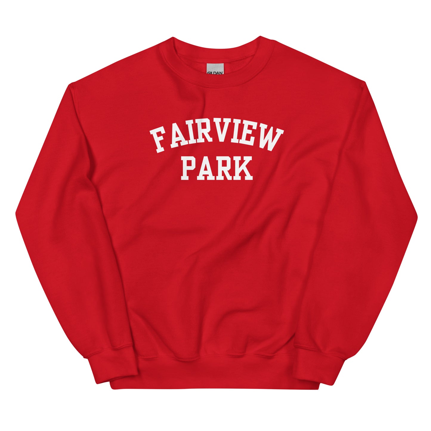 Fairview Park Ohio Block Solo Crewneck Unisex Sweatshirt