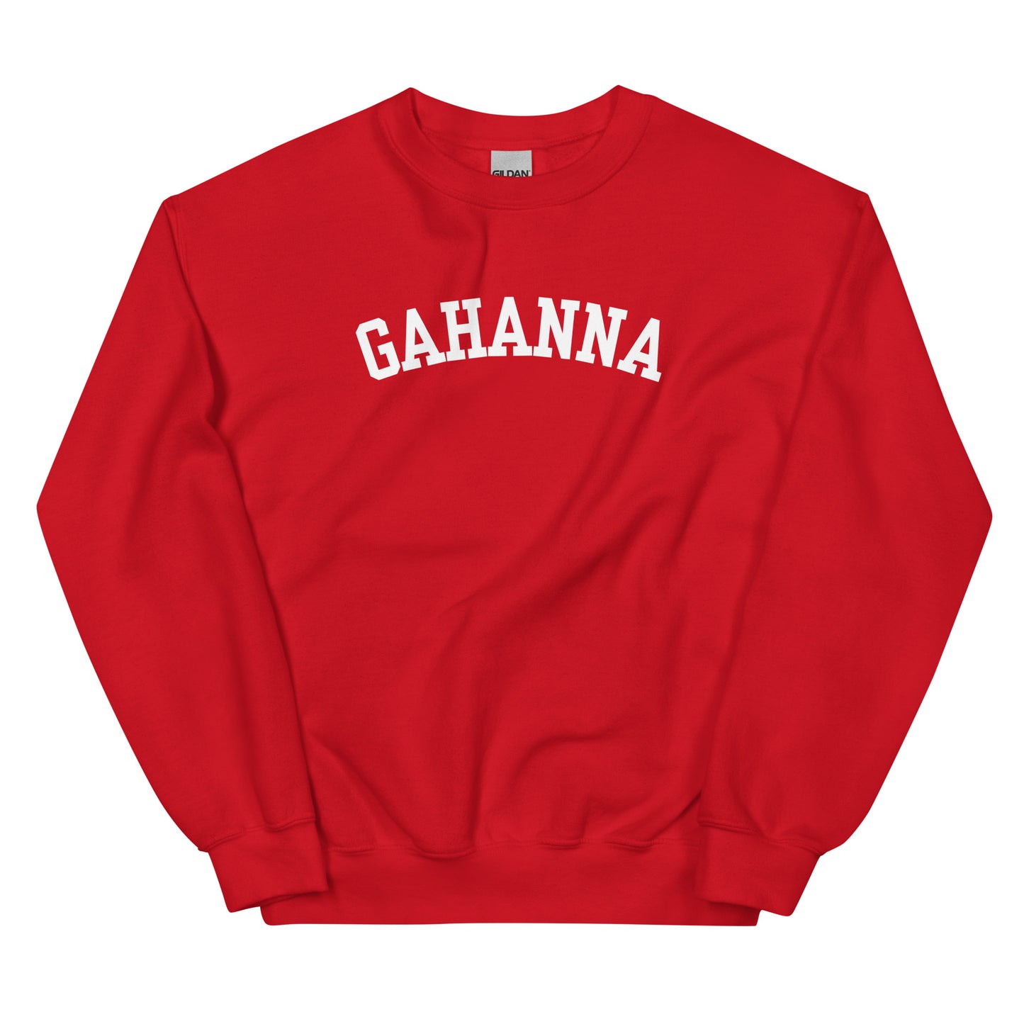 Gahanna Ohio Block Solo Crewneck Unisex Sweatshirt