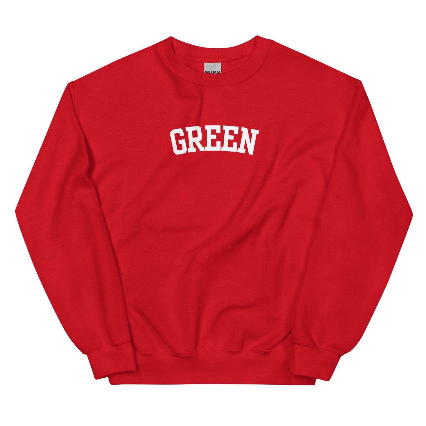 Green Ohio Block Solo Crewneck Unisex Sweatshirt