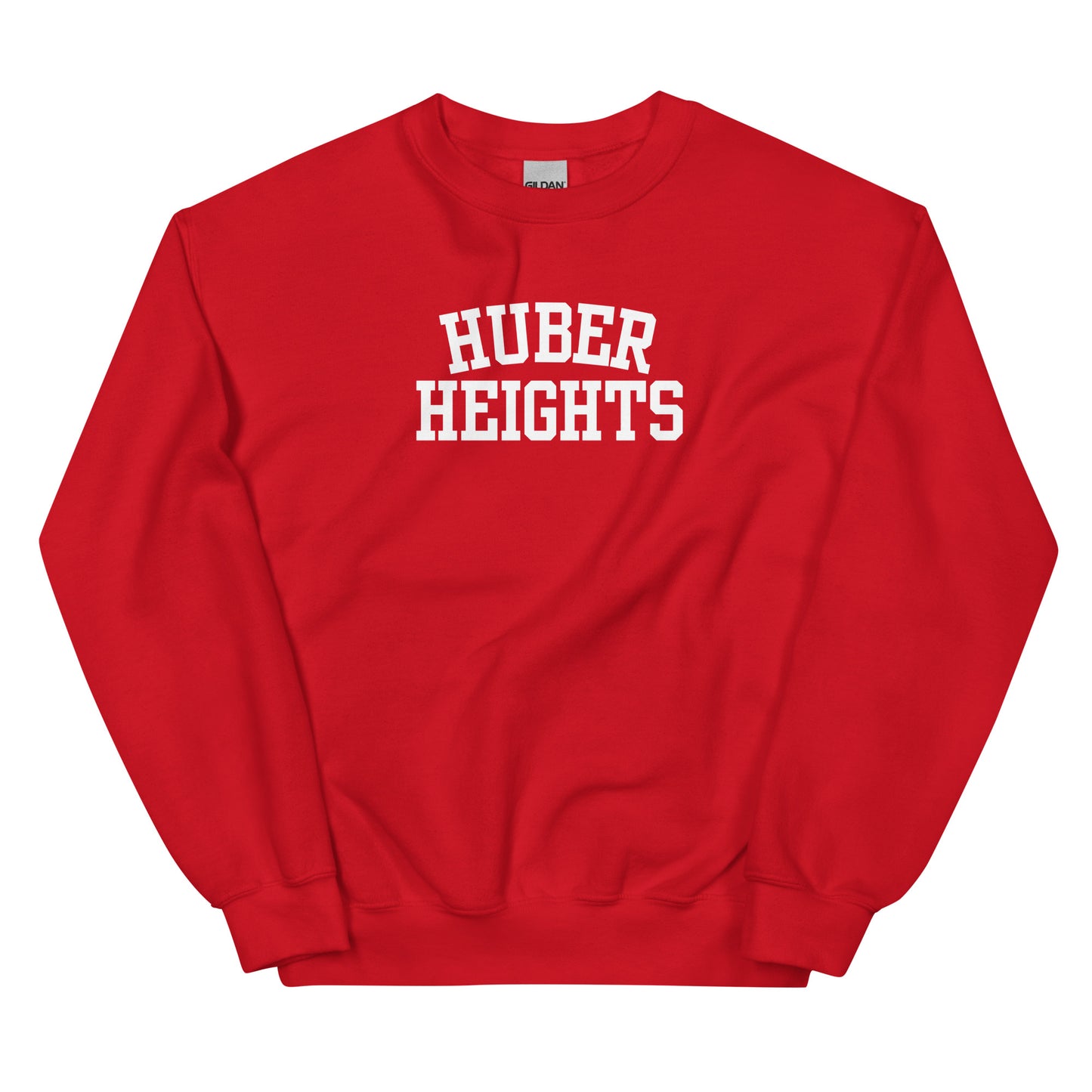 Huber Heights Ohio Block Solo Crewneck Unisex Sweatshirt