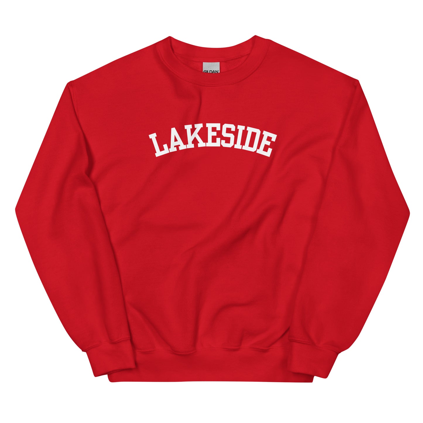 Lakeside Ohio Block Solo Crewneck Unisex Sweatshirt