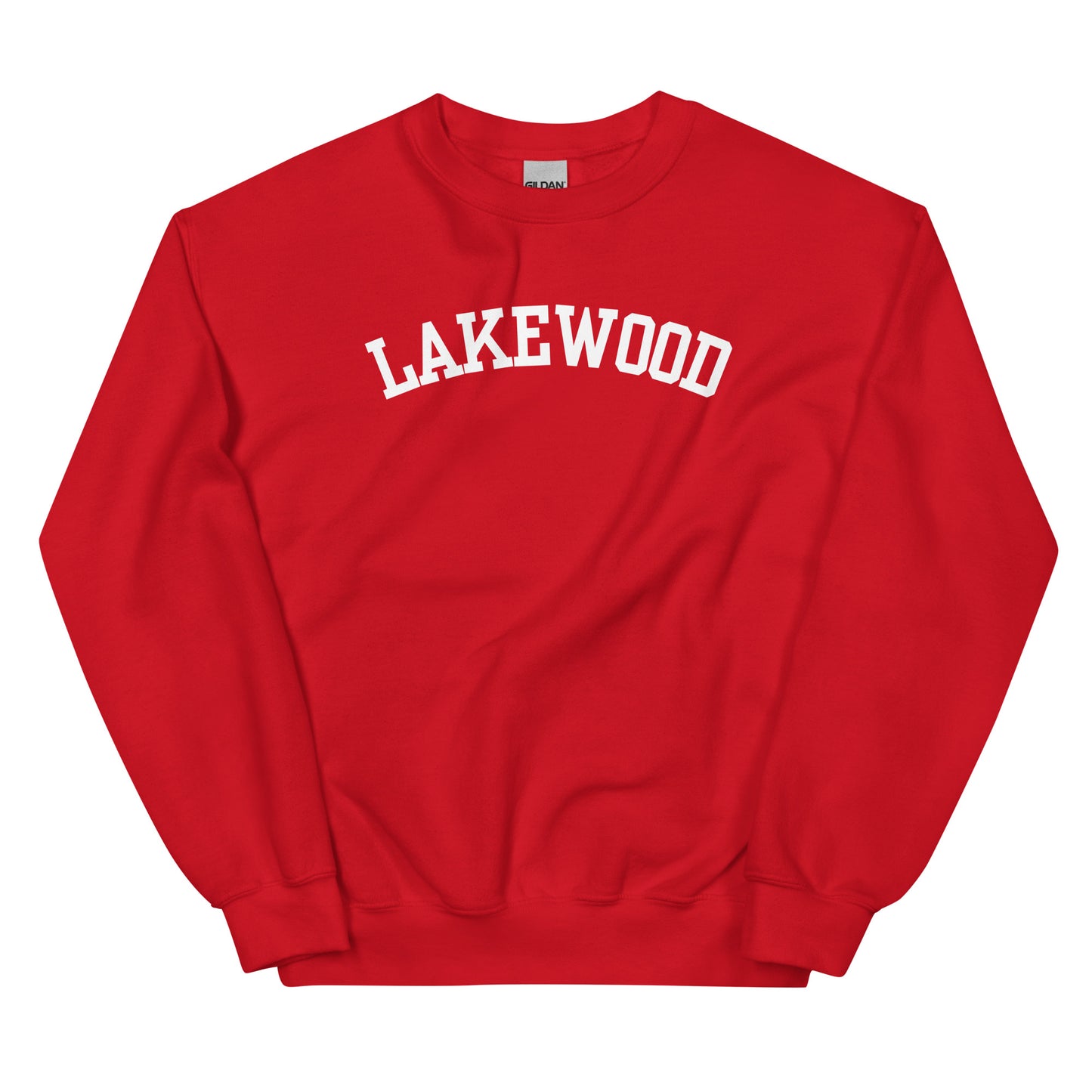 Lakewood Ohio Block Solo Crewneck Unisex Sweatshirt