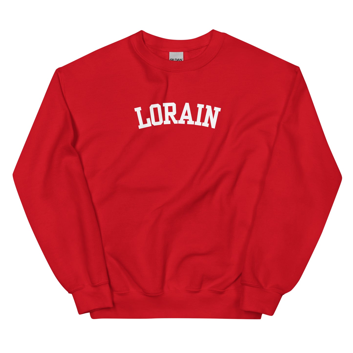 Lorain Ohio Block Solo Crewneck Unisex Sweatshirt
