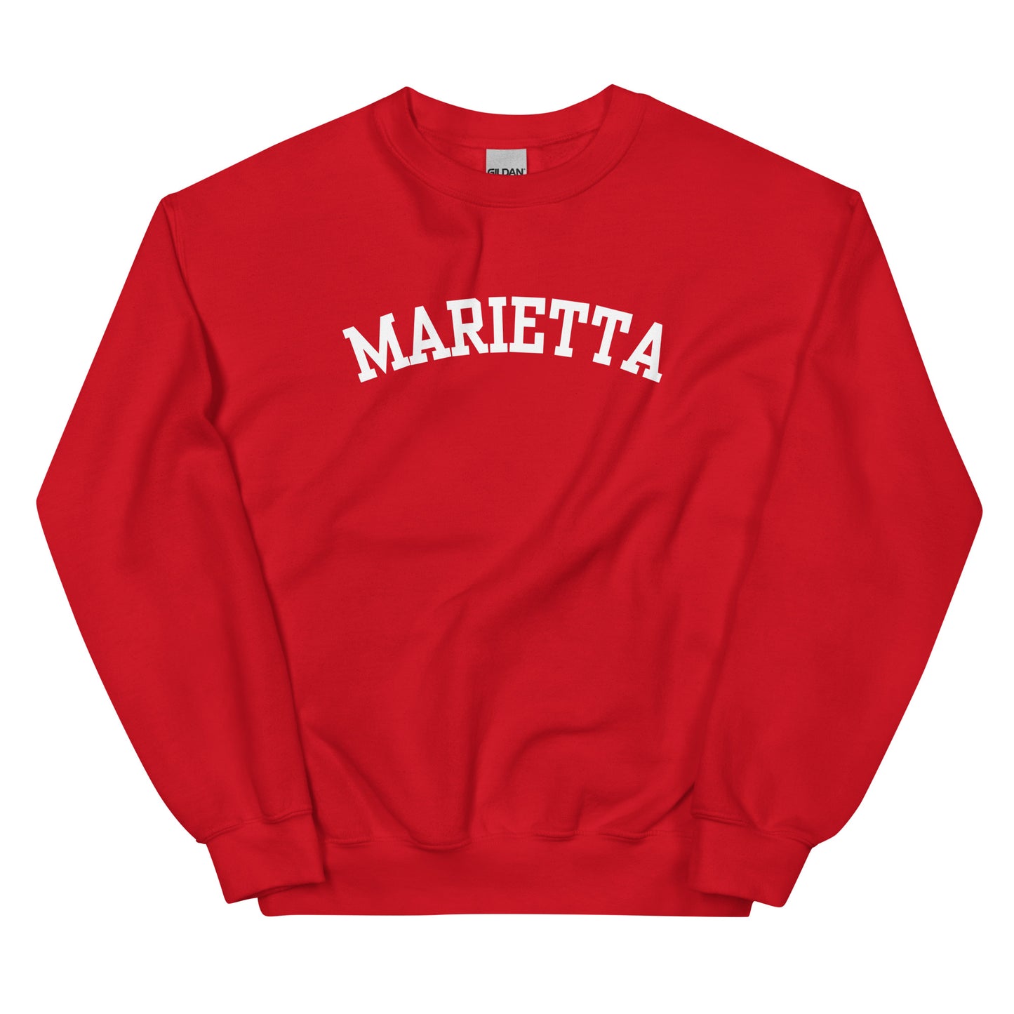 Marietta Ohio Block Solo Crewneck Unisex Sweatshirt
