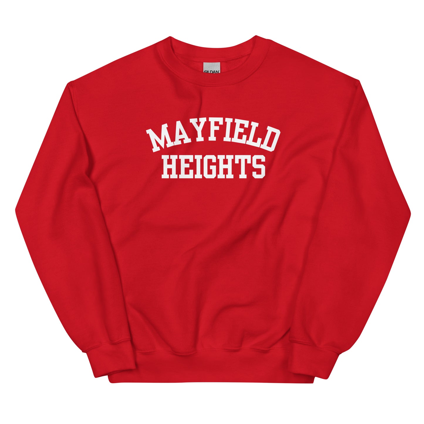 Mayfield Heights Ohio Block Solo Crewneck Unisex Sweatshirt