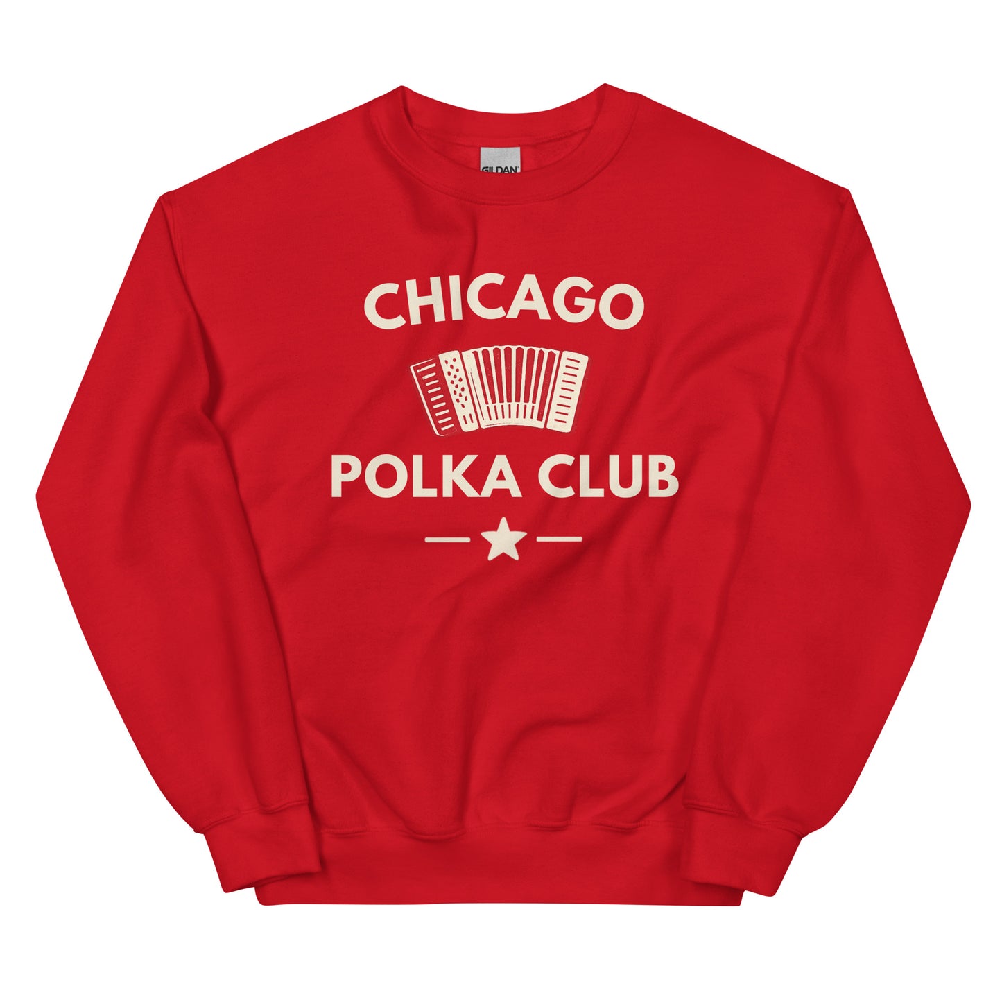 Chicago Polka Club Dyngus Day Crewneck Unisex Sweatshirt