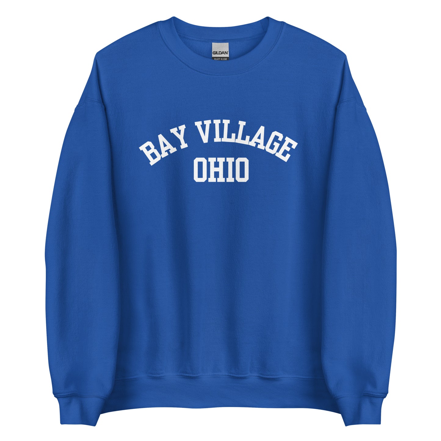Bay Village Ohio Block Crewneck Unisex Sweatshirt
