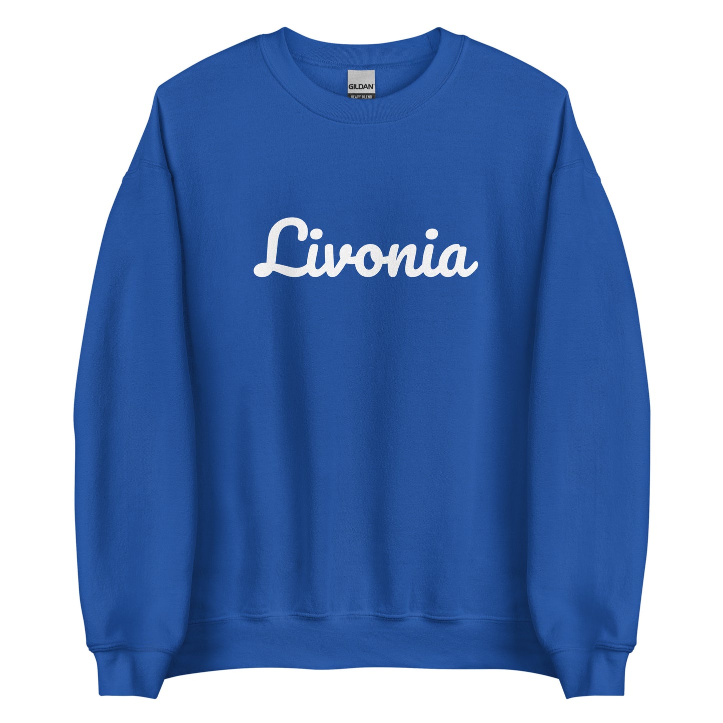 Livonia Michigan Solo Script Unisex Sweatshirt