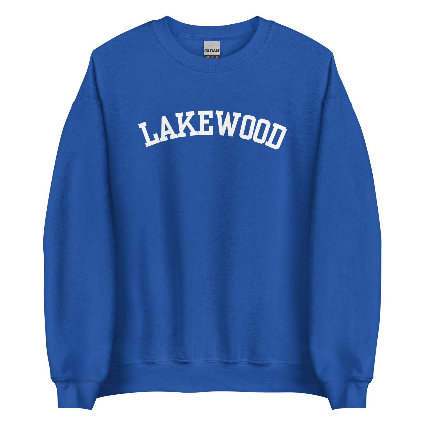 Lakewood Ohio Block Solo Crewneck Unisex Sweatshirt