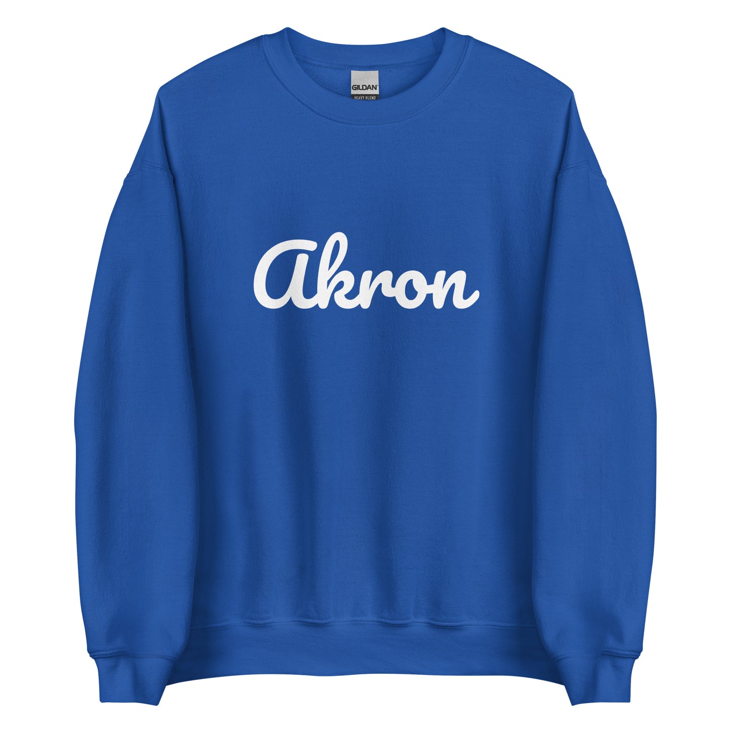Akron Ohio Solo Script Crewneck Unisex Sweatshirt