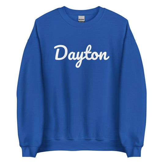 Dayton Ohio Solo Script Crewneck Unisex Sweatshirt