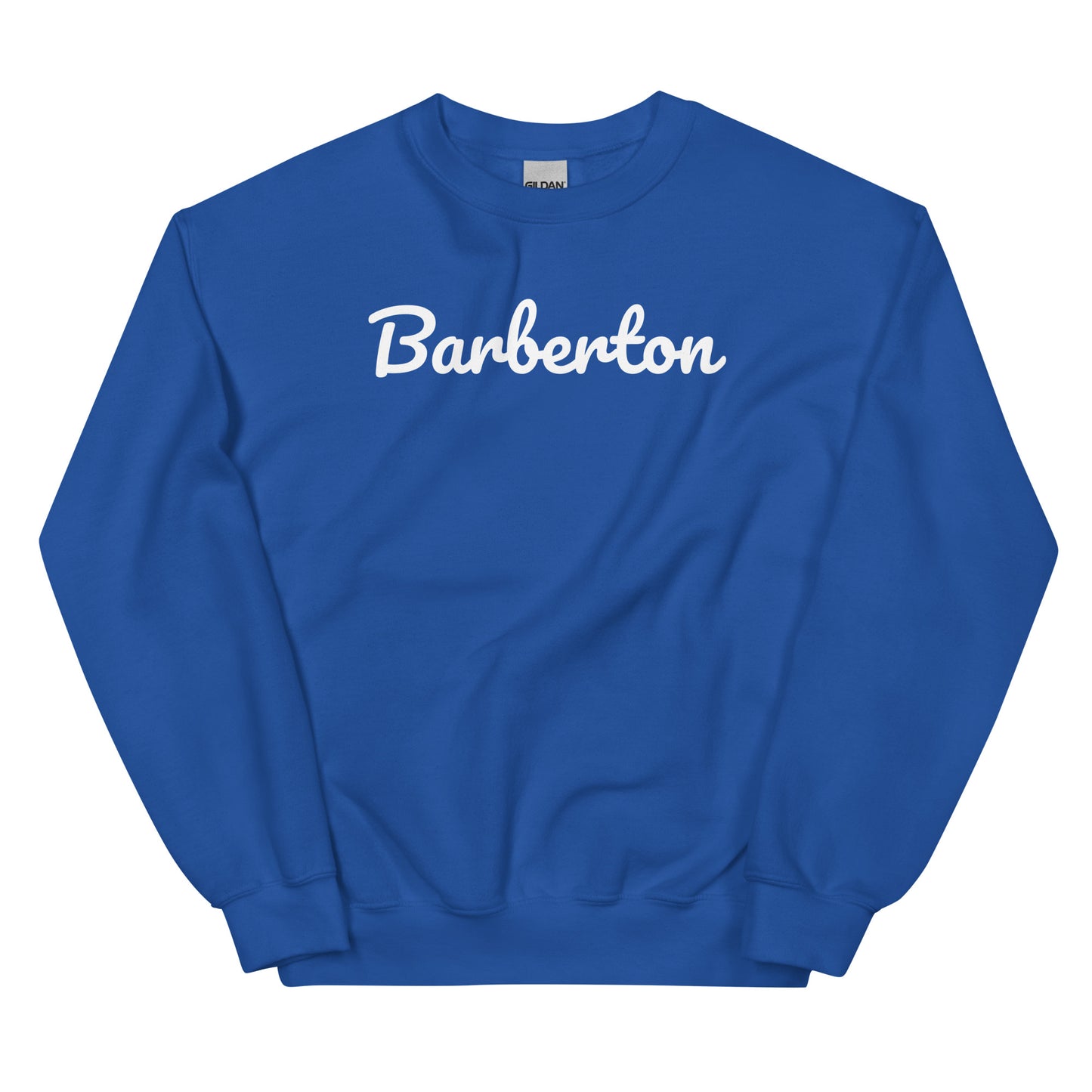 Barberton Ohio Solo Script Crewneck Unisex Sweatshirt