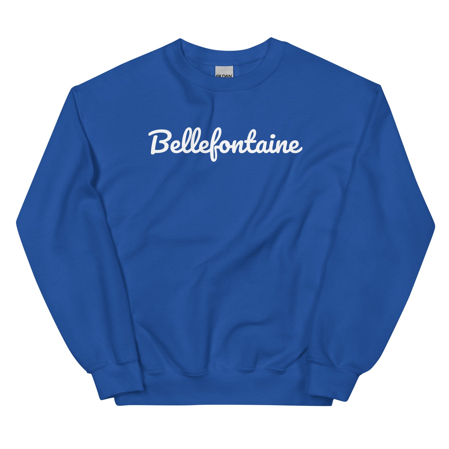 Bellefontaine Ohio Solo Script Crewneck Unisex Sweatshirt