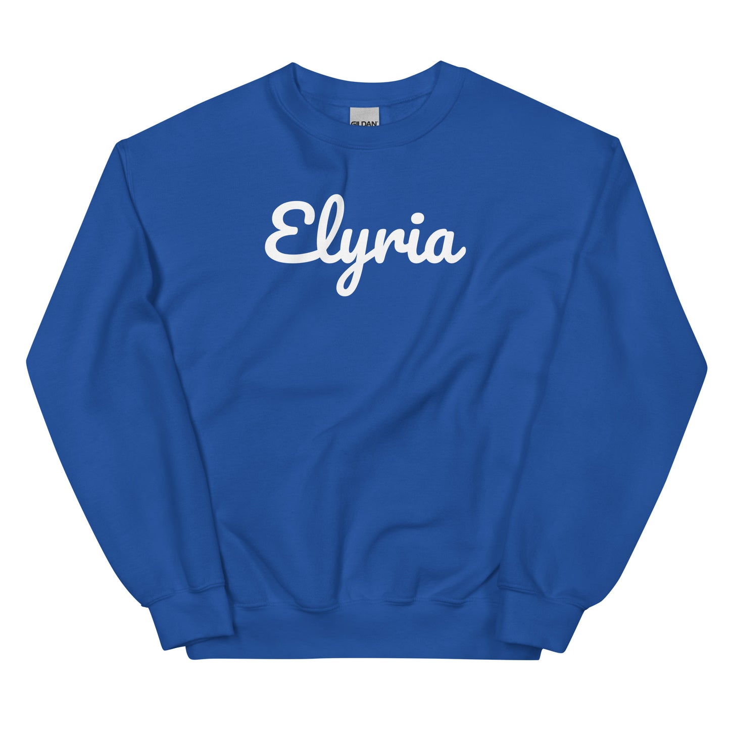 Elyria Ohio Solo Script Crewneck Unisex Sweatshirt