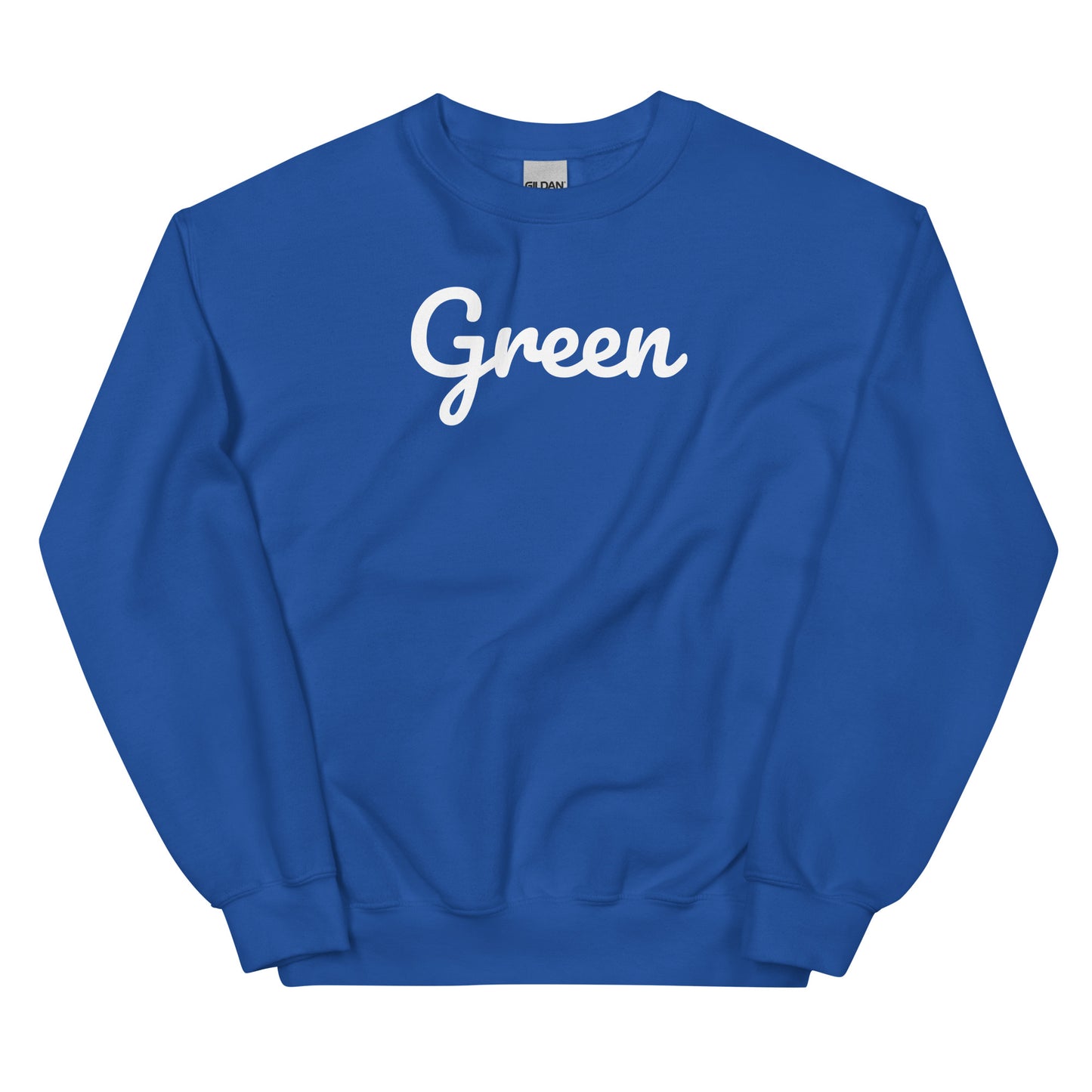 Green Ohio Solo Script Crewneck Unisex Sweatshirt
