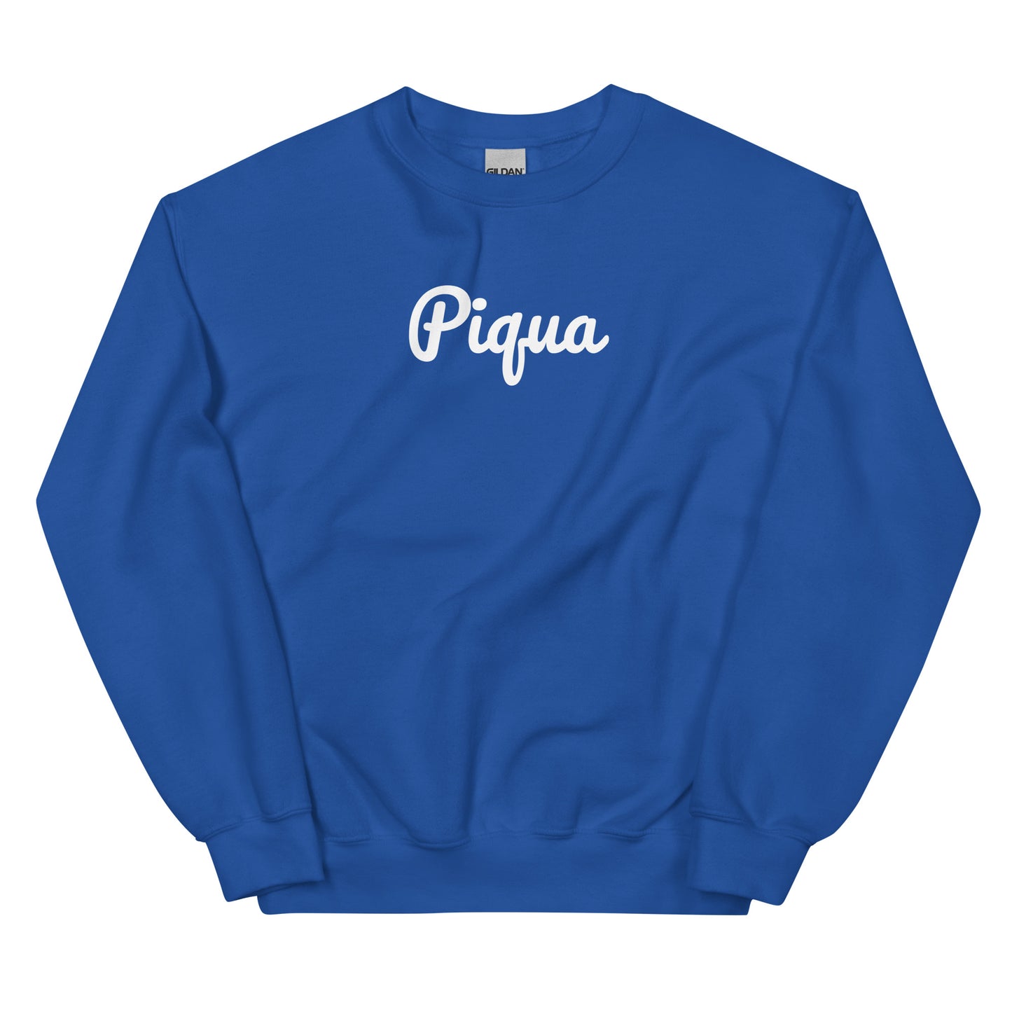 Piqua Ohio Solo Script Crewneck Unisex Sweatshirt