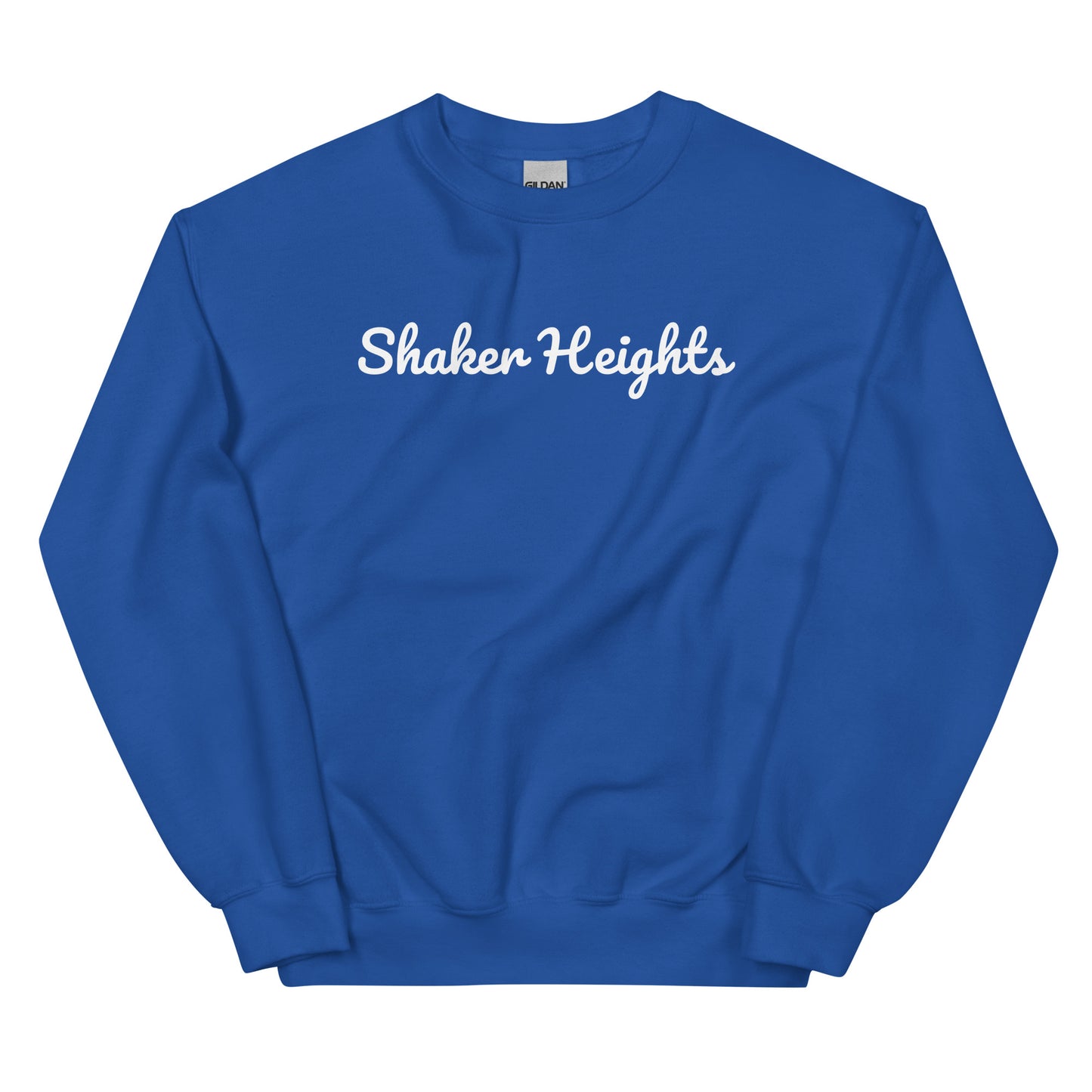 Shaker Heights Ohio Solo Script Crewneck Unisex Sweatshirt