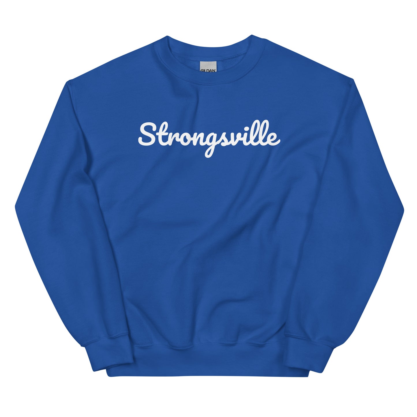 Strongsville Ohio Solo Script Crewneck Unisex Sweatshirt
