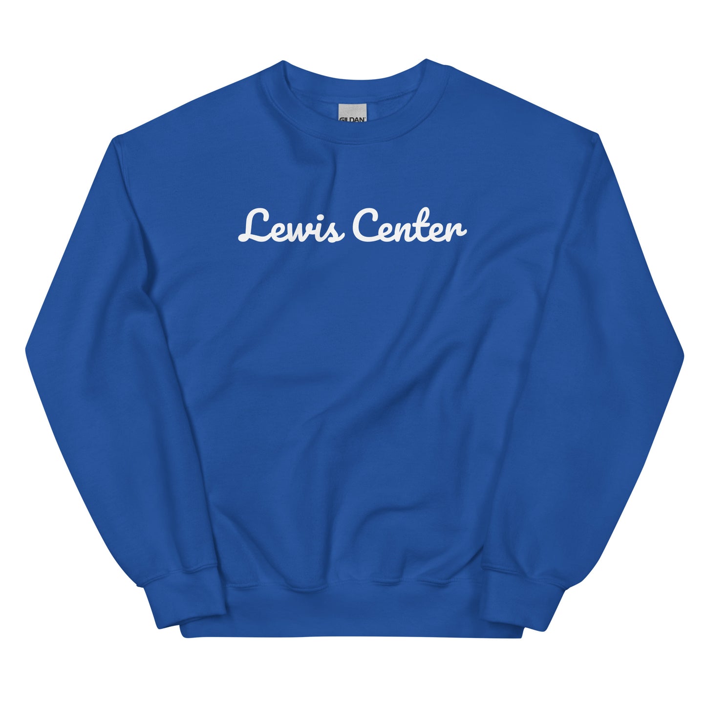 Lewis Center Ohio Solo Script Crewneck Unisex Sweatshirt