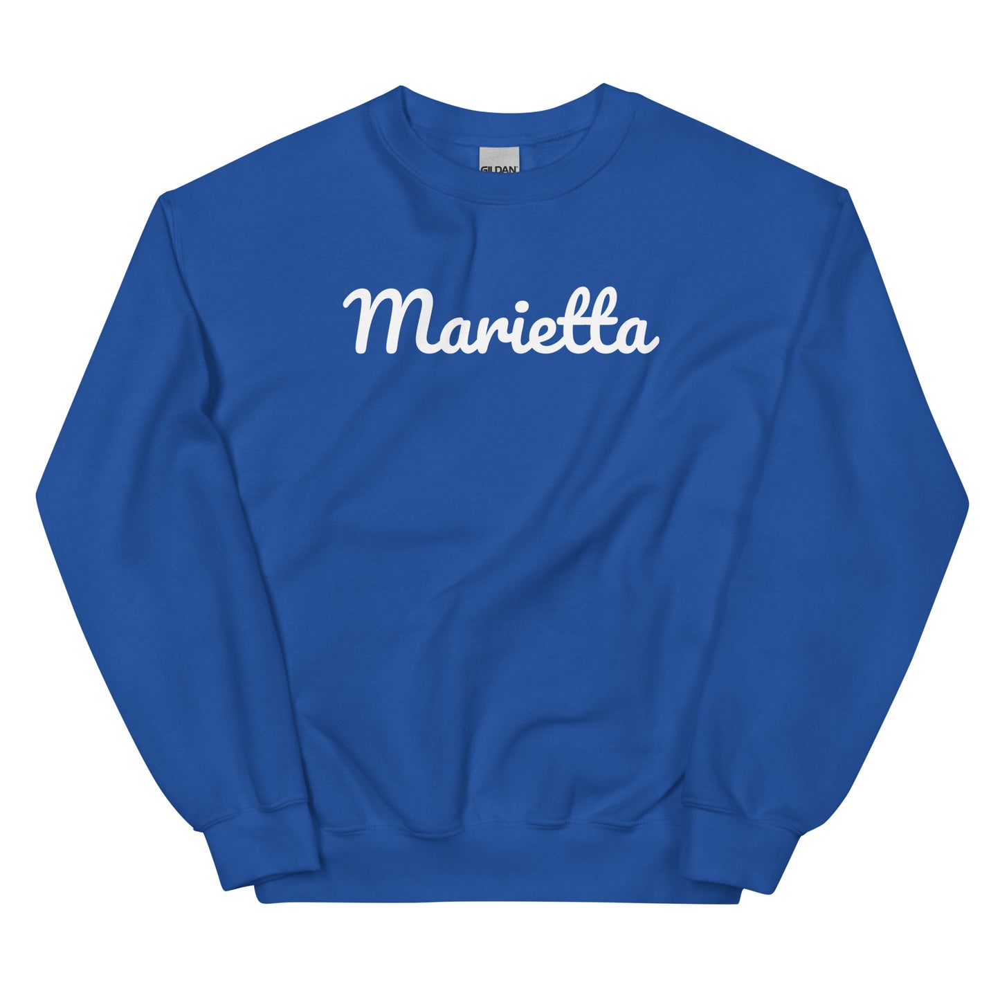 Marietta Ohio Solo Script Crewneck Unisex Sweatshirt