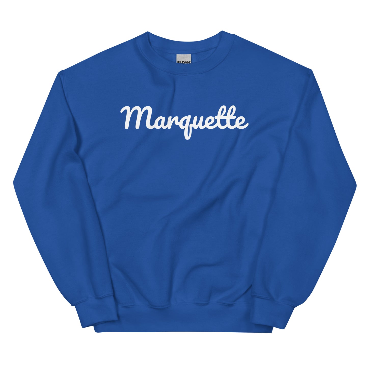 Marquette Michigan Solo Script Crewneck Unisex Sweatshirt