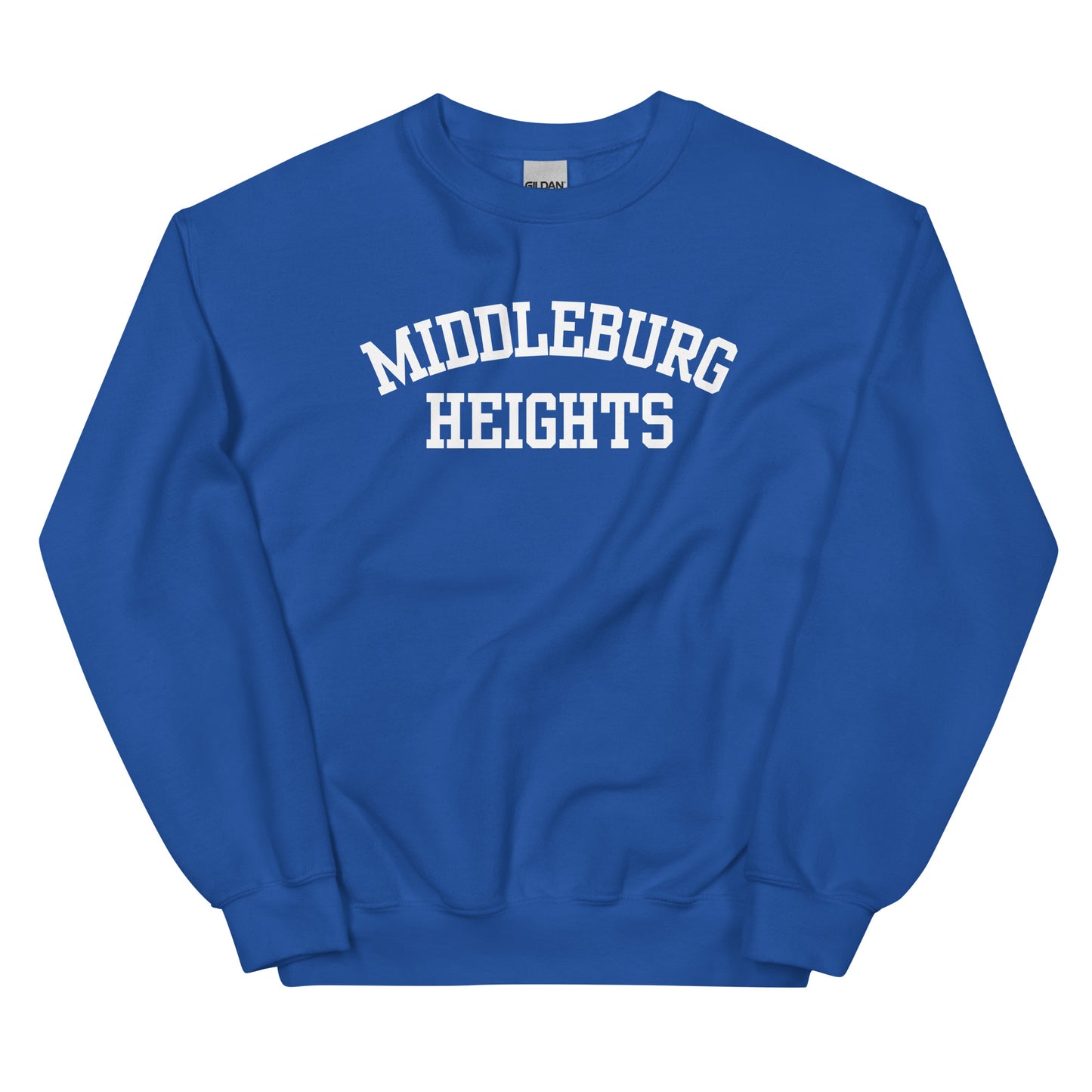 Middleburg Heights Ohio Block Solo Crewneck Unisex Sweatshirt
