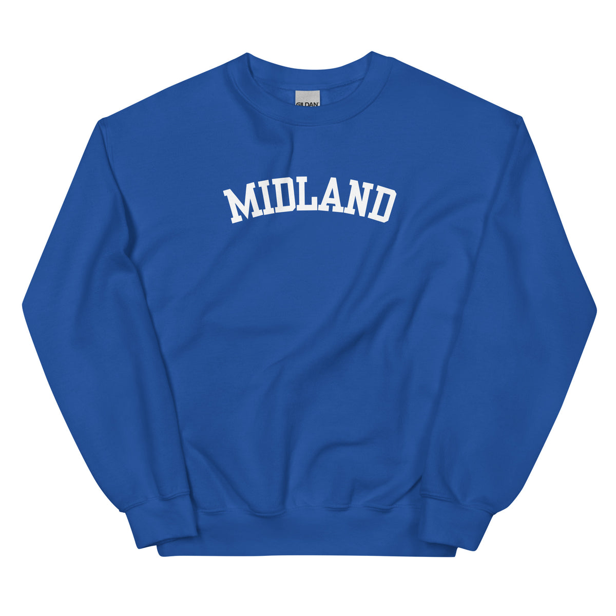 Midland Michigan Block Solo Crewneck Unisex Sweatshirt