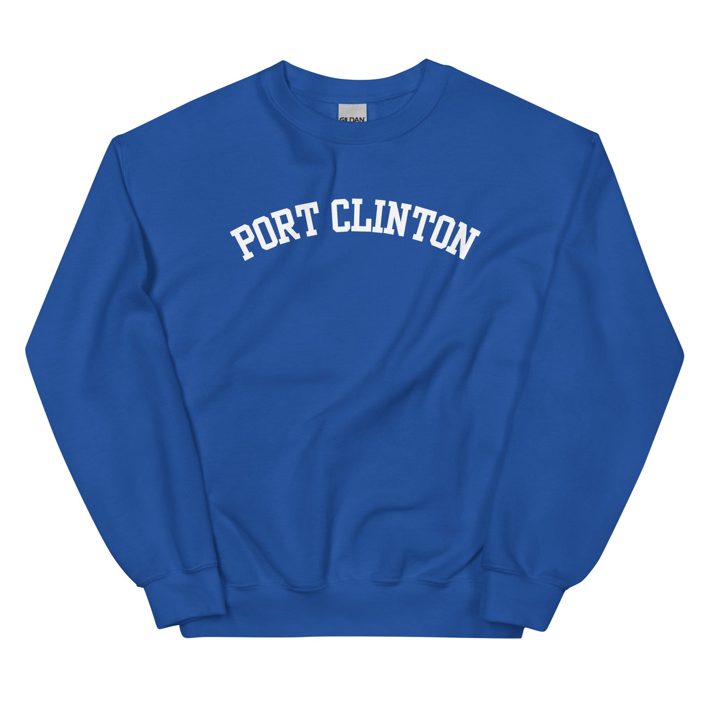 Port Clinton Ohio Block Solo Crewneck Unisex Sweatshirt