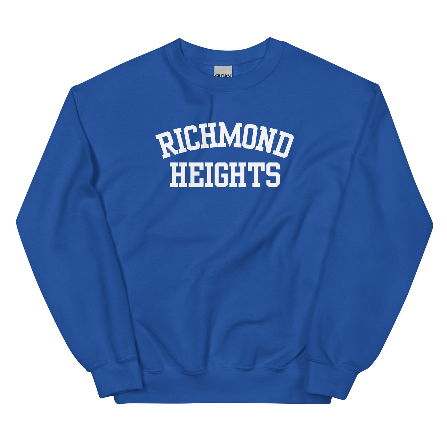 Richmond Heights Ohio Block Solo Crewneck Unisex Sweatshirt