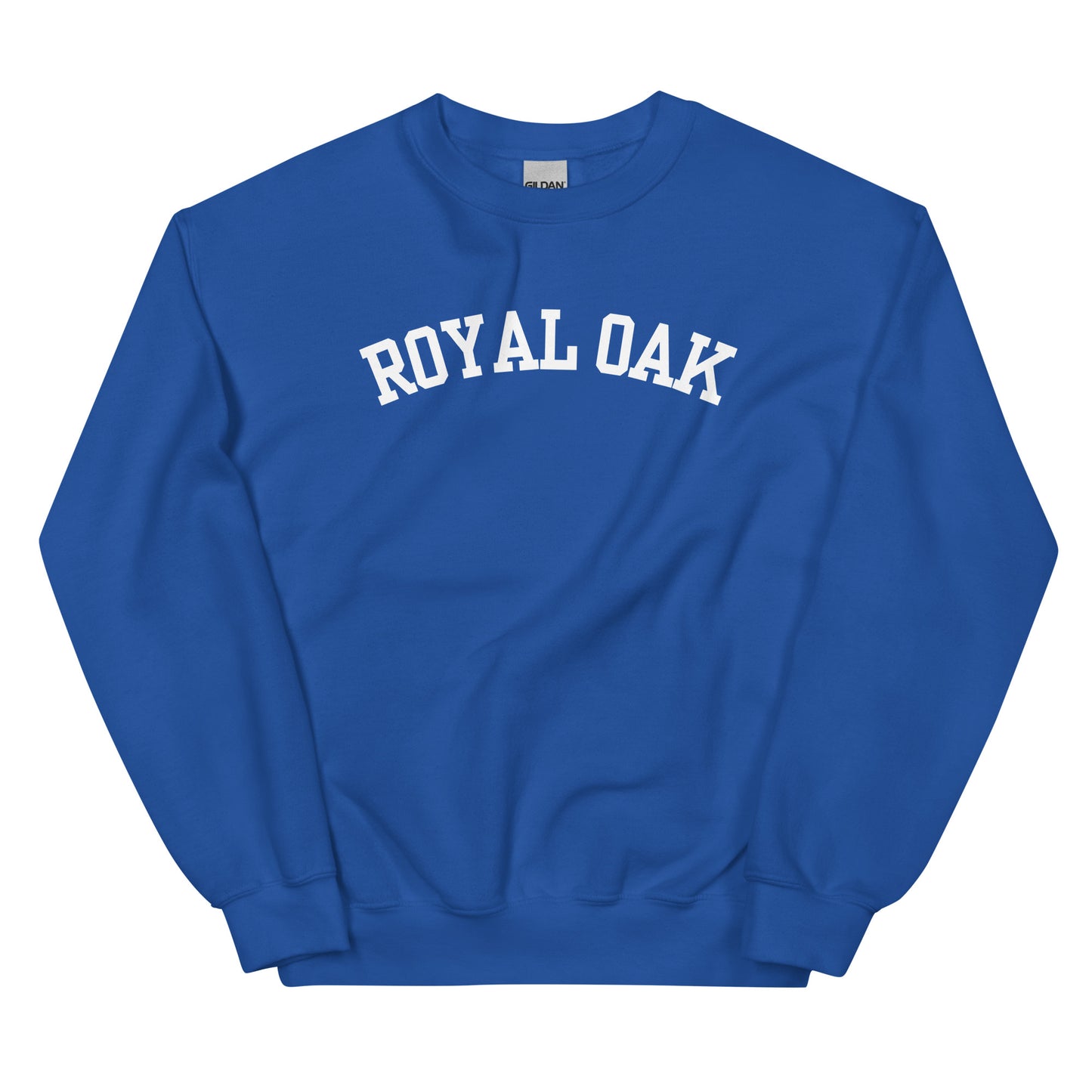 Royal Oak Michigan Block Solo Crewneck Unisex Sweatshirt