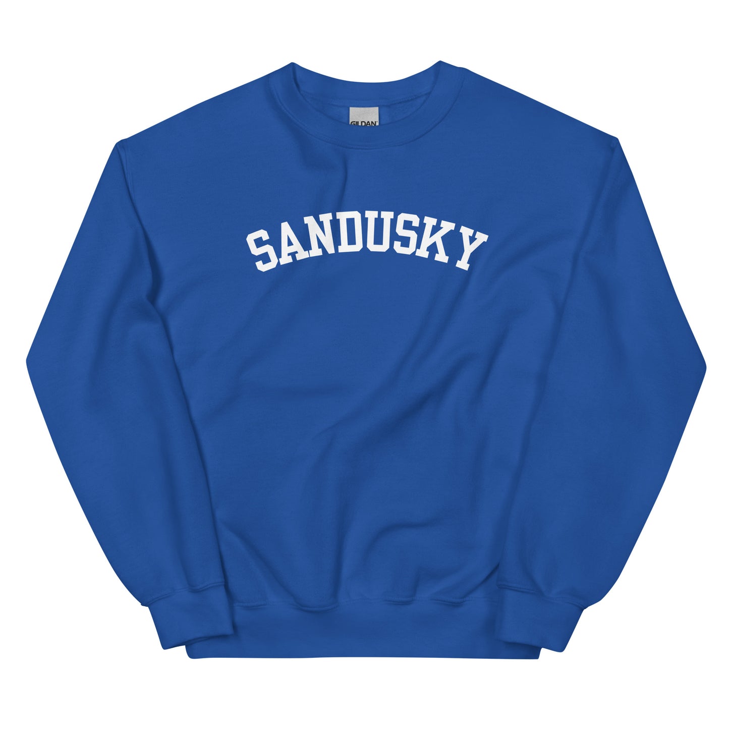 Sandusky Ohio Block Solo Crewneck Unisex Sweatshirt
