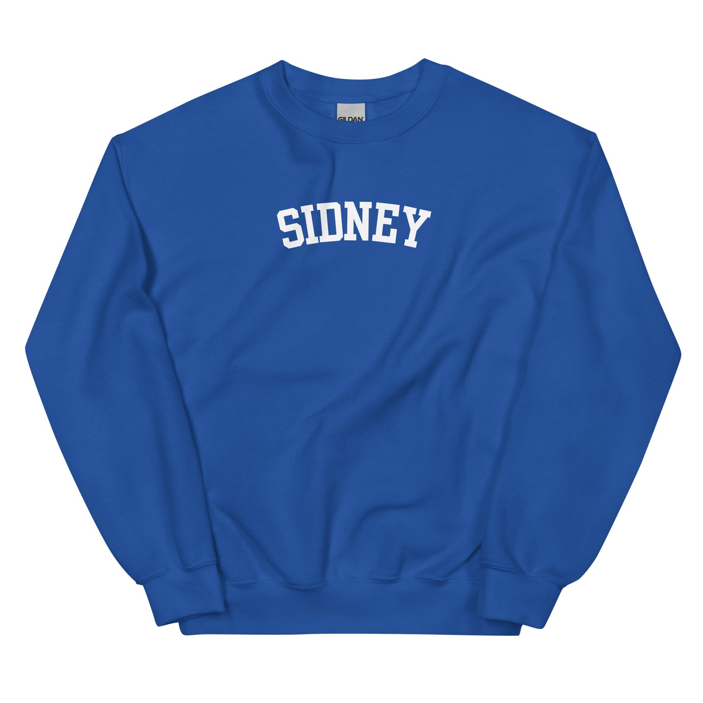 Sidney Ohio Block Solo Crewneck Unisex Sweatshirt