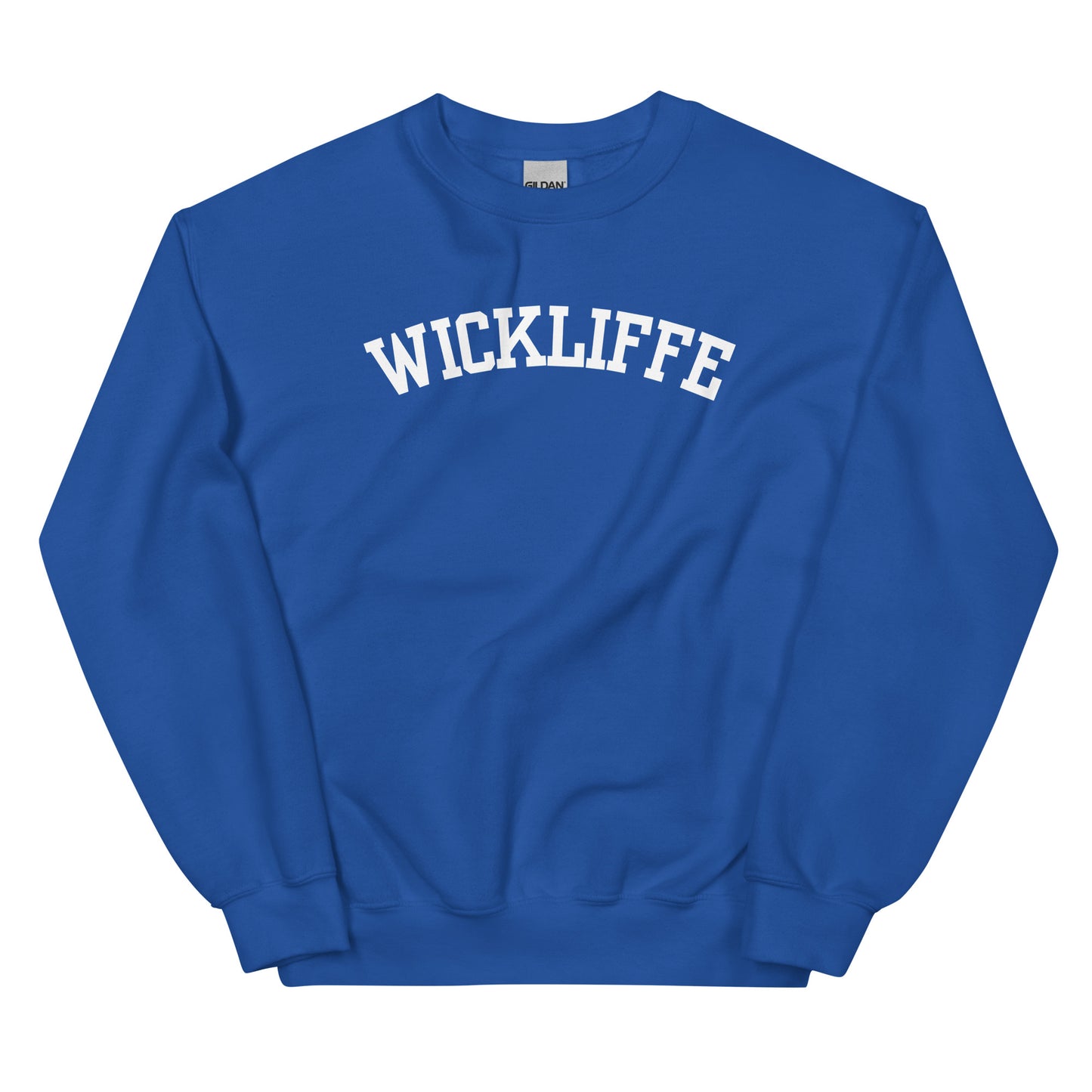 Wickliffe Ohio Block Solo Crewneck Unisex Sweatshirt