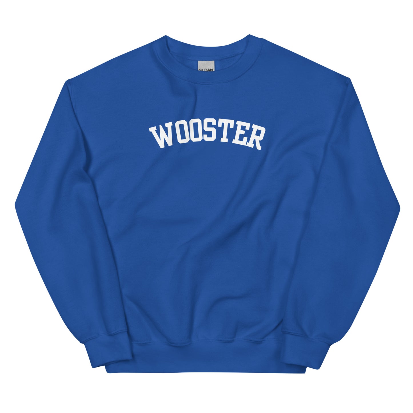 Wooster Ohio Block Solo Crewneck Unisex Sweatshirt
