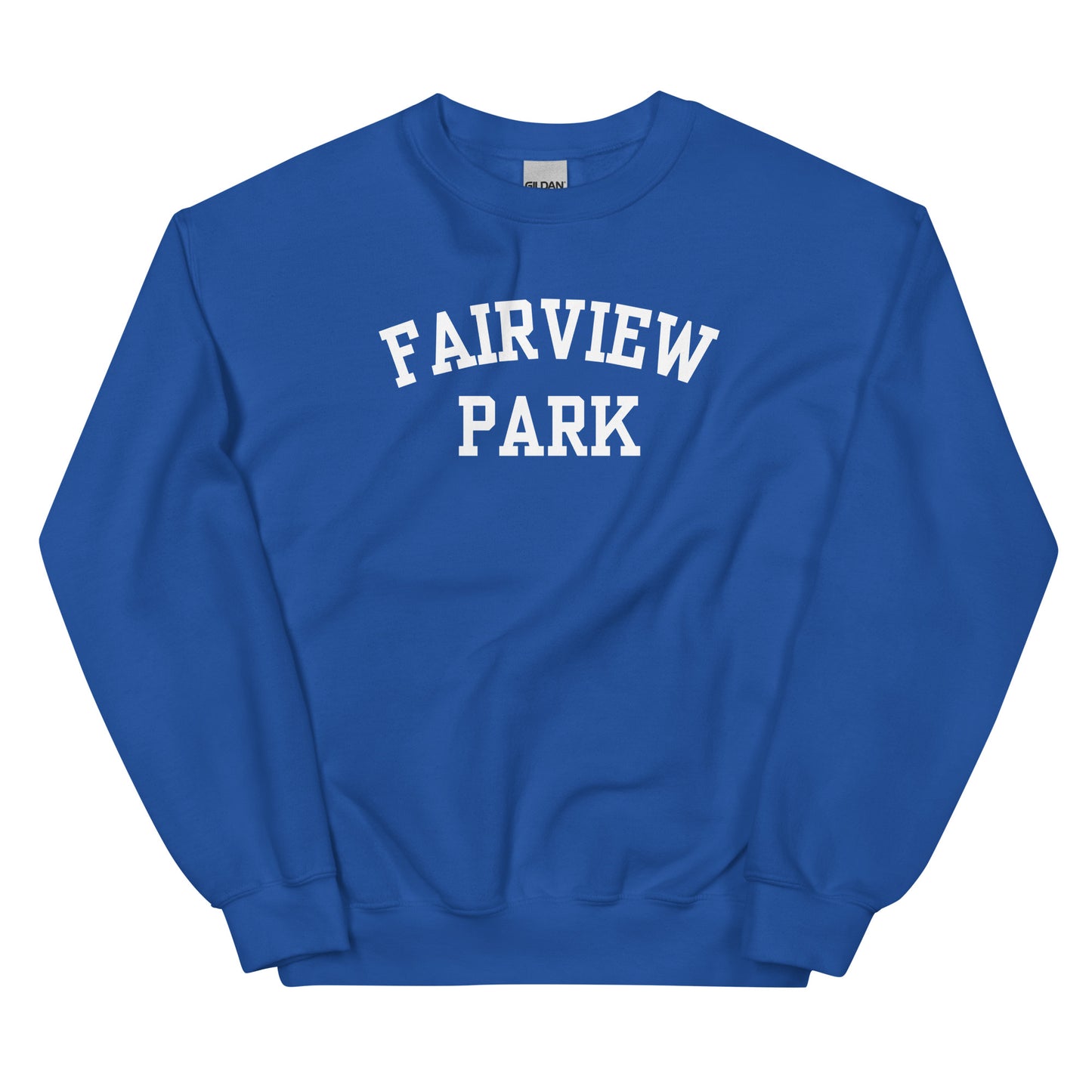 Fairview Park Ohio Block Solo Crewneck Unisex Sweatshirt