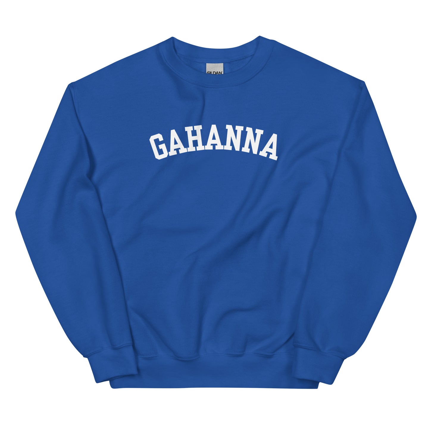 Gahanna Ohio Block Solo Crewneck Unisex Sweatshirt