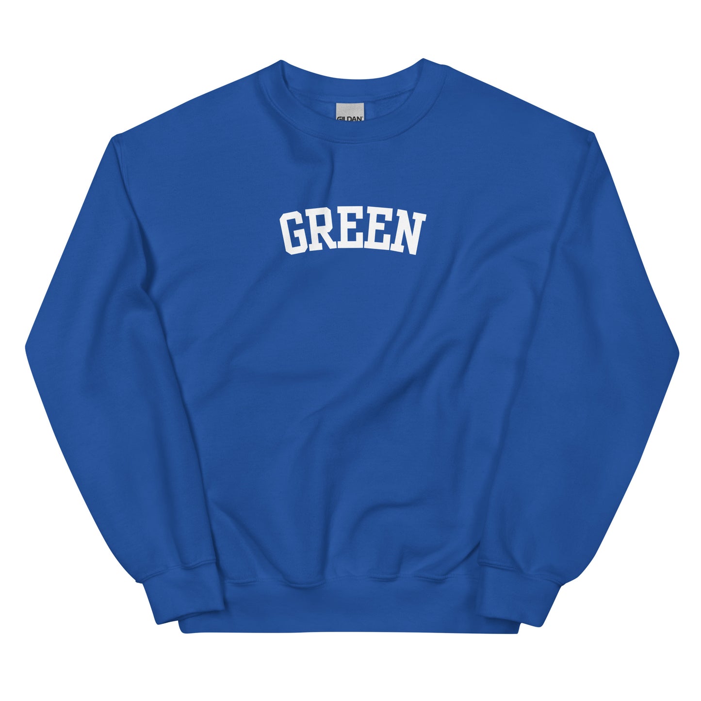 Green Ohio Block Solo Crewneck Unisex Sweatshirt