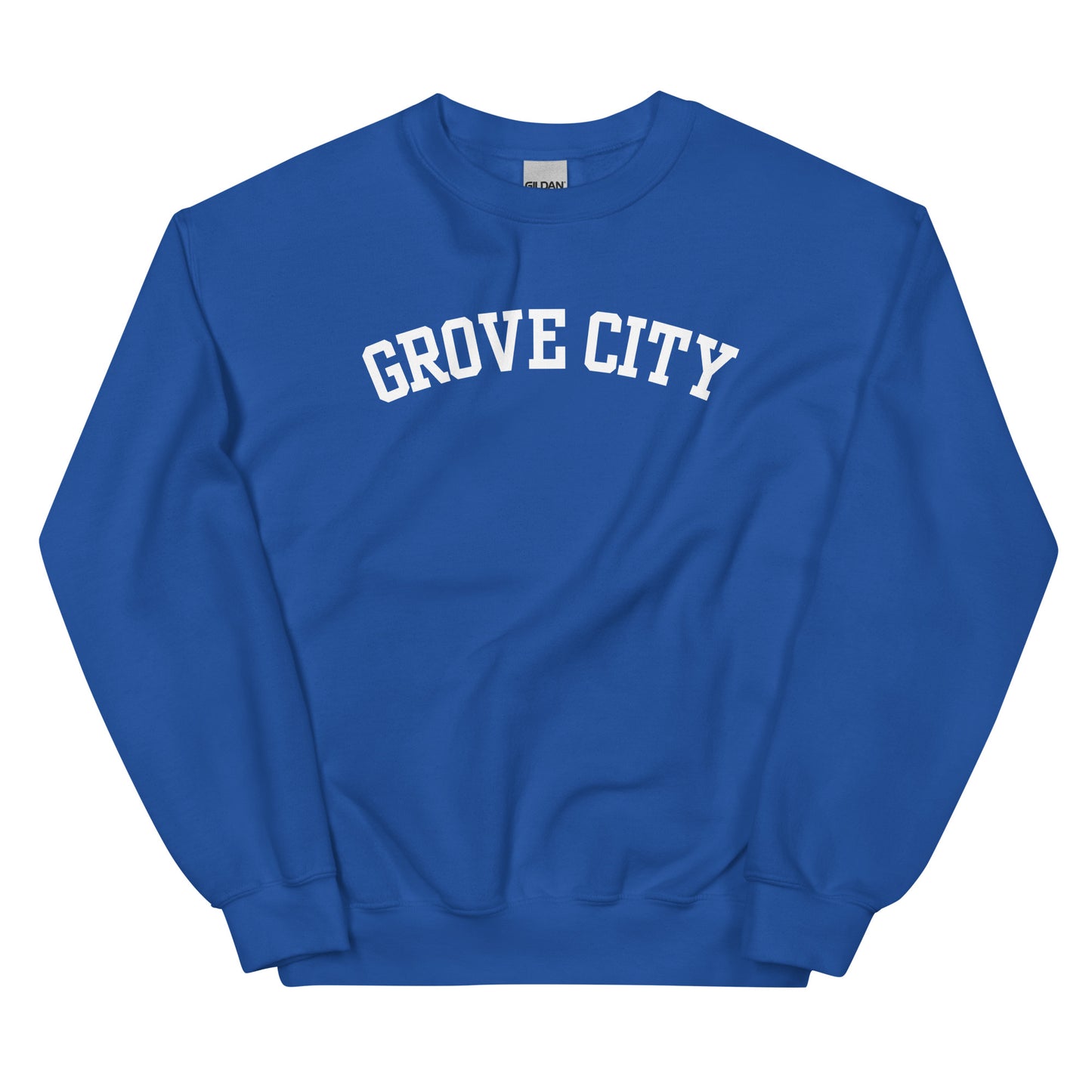 Grove City Ohio Block Solo Crewneck Unisex Sweatshirt