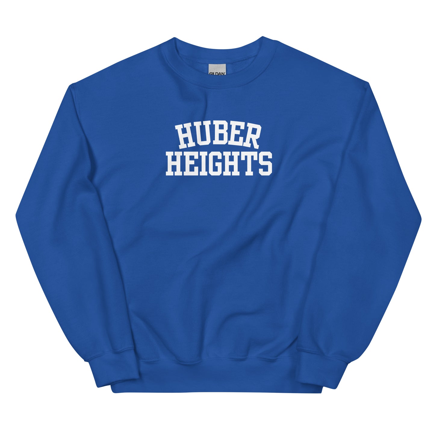 Huber Heights Ohio Block Solo Crewneck Unisex Sweatshirt