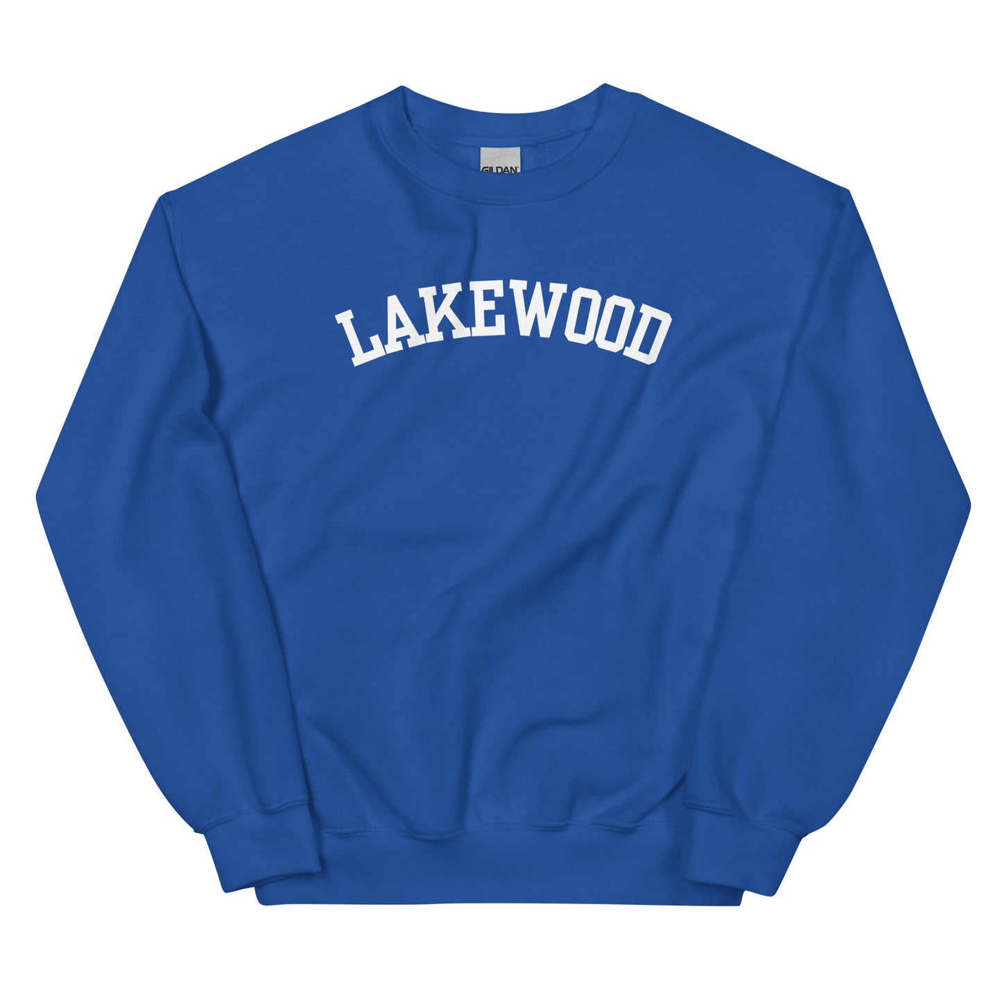 Lakewood Ohio Block Solo Crewneck Unisex Sweatshirt