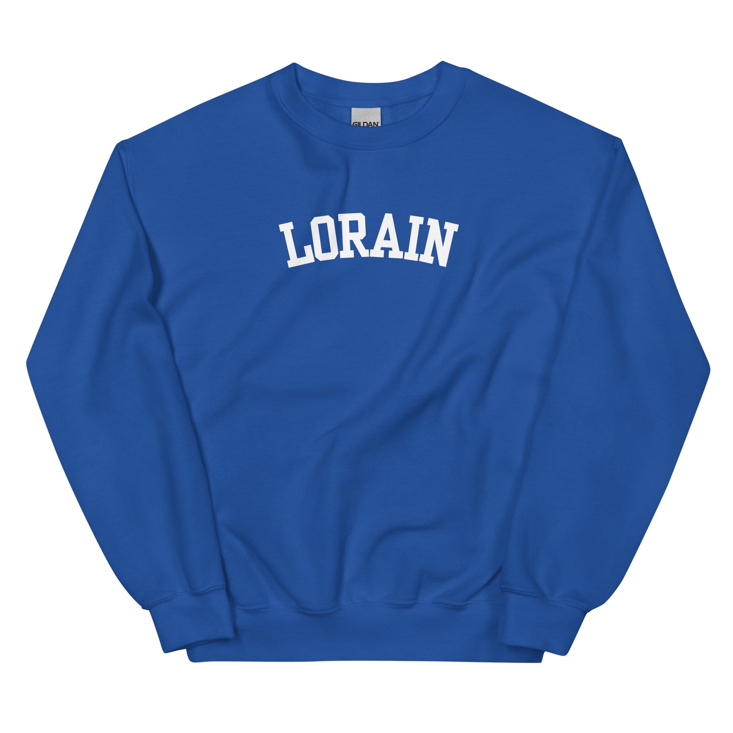Lorain Ohio Block Solo Crewneck Unisex Sweatshirt