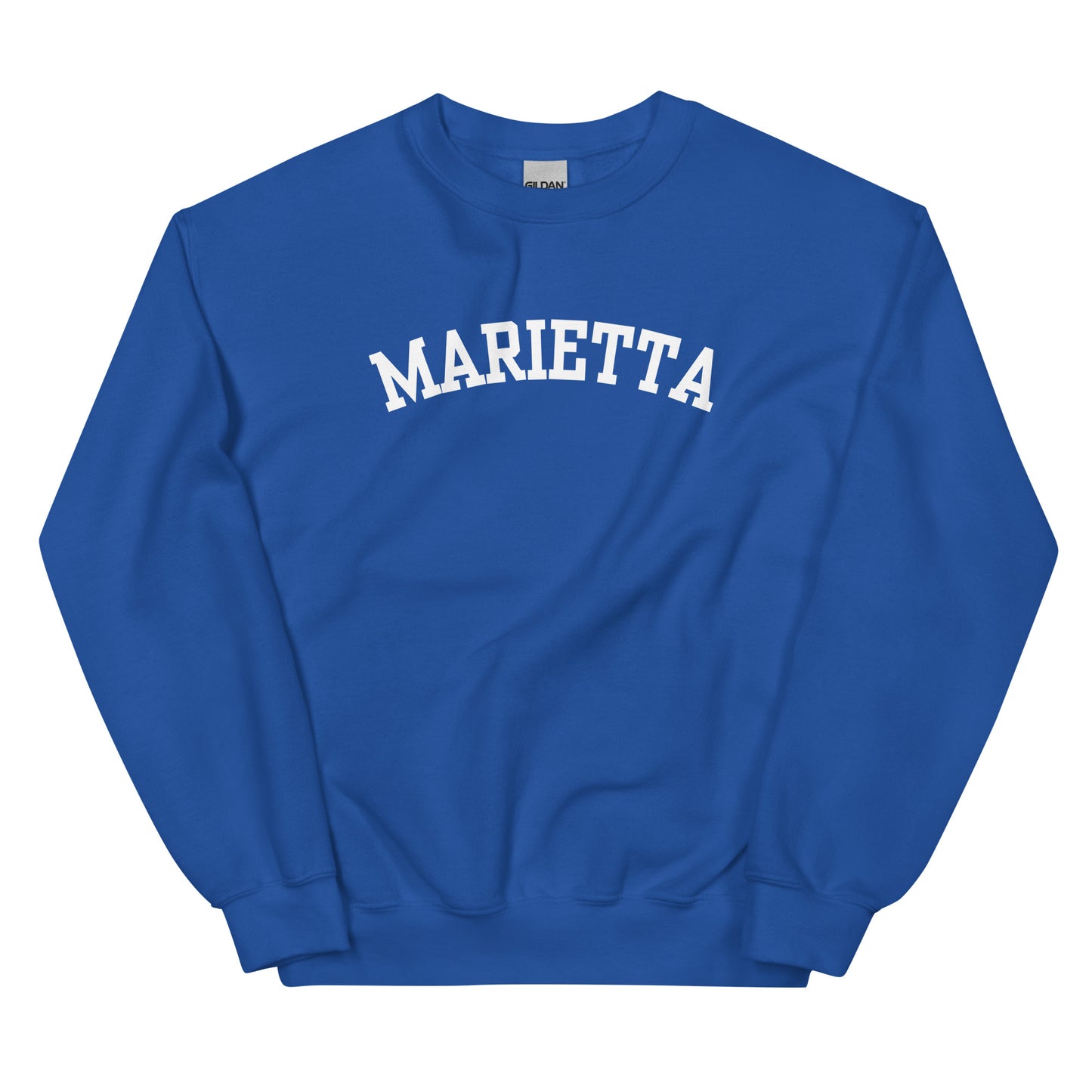 Marietta Ohio Block Solo Crewneck Unisex Sweatshirt