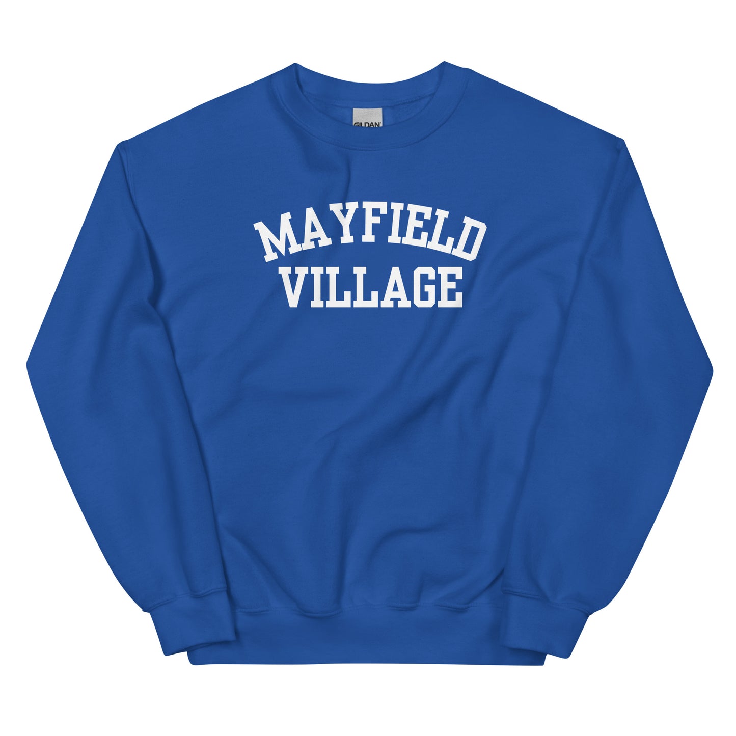 Mayfield Village Ohio Block Solo Crewneck Unisex Sweatshirt